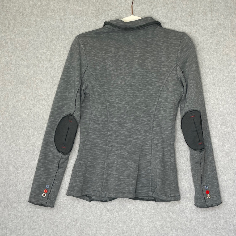 Tensione In Made in Italy Asfalto Gray Blazer Jacket Sz S